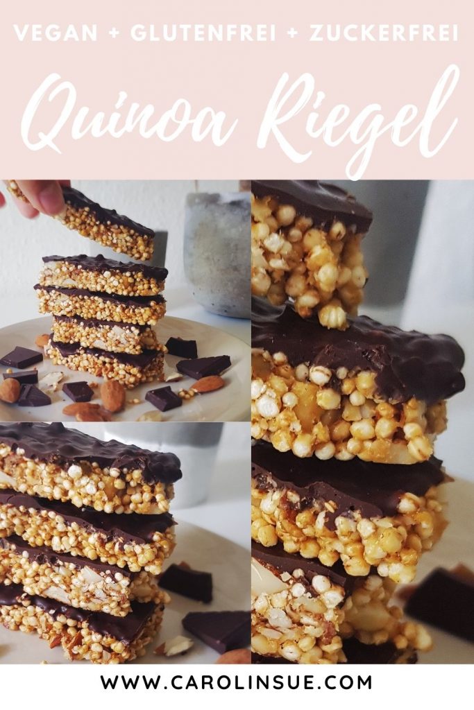Vegane Quinoa Mandel Riegel